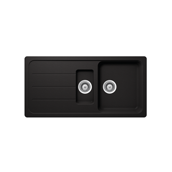 Ukınox Margareta D-150 L Siyah Granit Evye